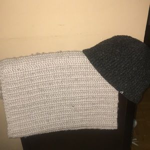 Wool hat and Alpaca wool infinity scarf.